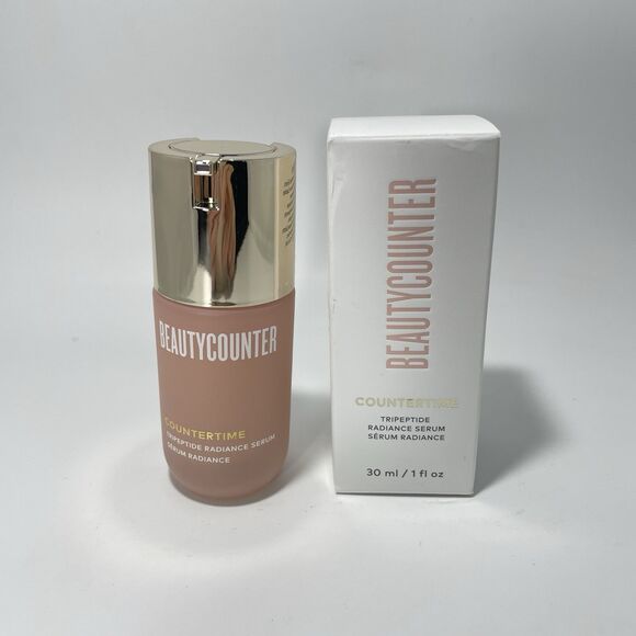 Beautycounter Countertime Tripeptide Radiance Serum 1 oz Full Size NEW in Box - Picture 1 of 4